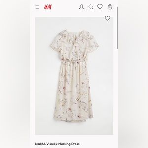 Breastfeeding friendly hm dress!